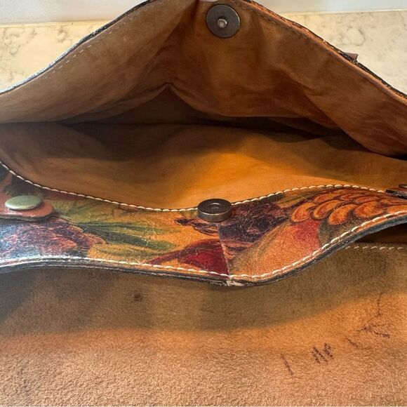 Patricia Nash Fruit/Grape Pattern Leather Bag - Picture 13 of 16